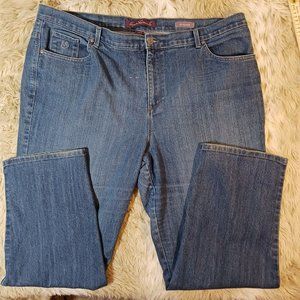 Gloria Vanderbilt Amanda Size 22W Women's Jeans Embroidered Embellished